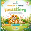 Malbuch Haustiere für Kinder – Mein großes Malbuch & Rätsel von Nico & Lilly