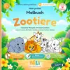 Malbuch Zootiere für Kinder – Mein großes Malbuch von Nico & Lilly